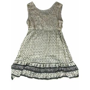 EM Tank Dress. Women's Large.  Cream / Off-White.